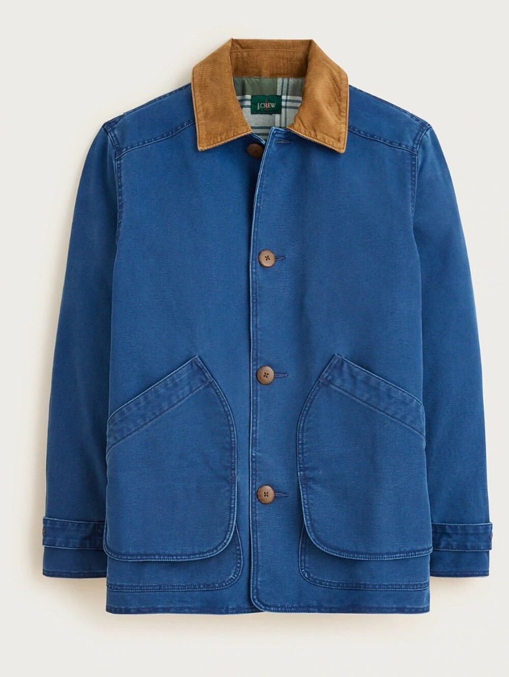 J. Crew 1986 Barn Jacket in indigo-dyed canvas - Blue